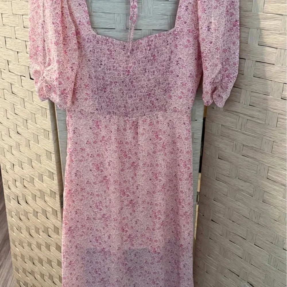 Astr Pink Mermaid Summer Formal Midi Dress - Picture 3 of 6